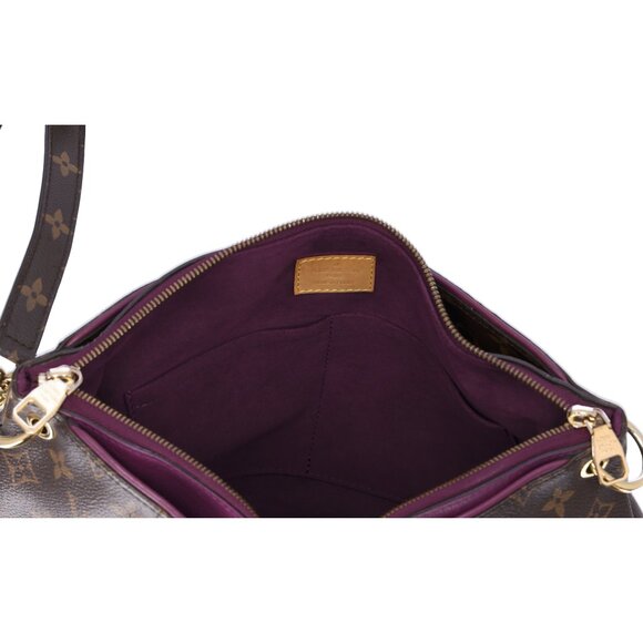 Louis Vuitton Pallas Monogram Handbag M40906 Aurore Monogram Canvas - Picture 9 of 9